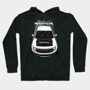 Ford F150 SVT Raptor 2010-2014 - White and Black Hoodie